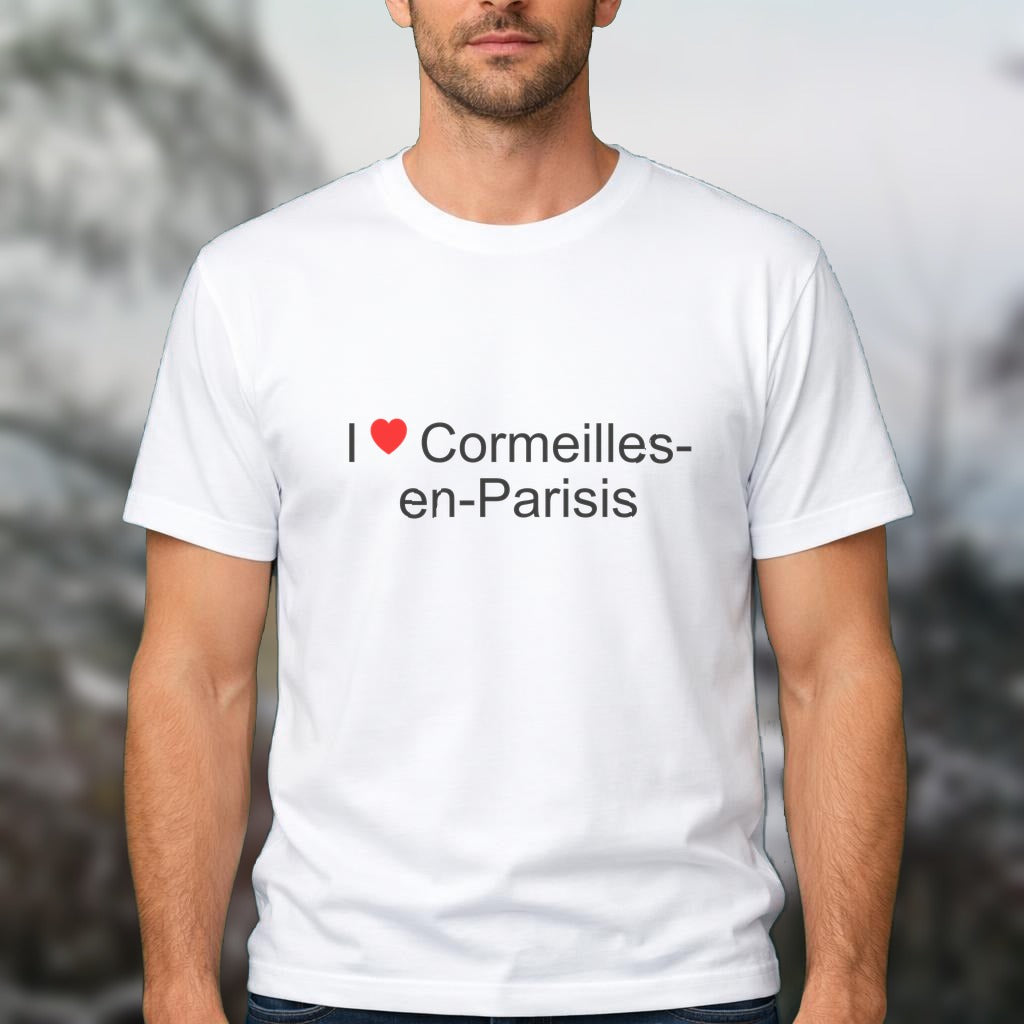T-shirt I love cormeilles-en-parisis
