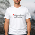 T-shirt I love cormeilles-en-parisis
