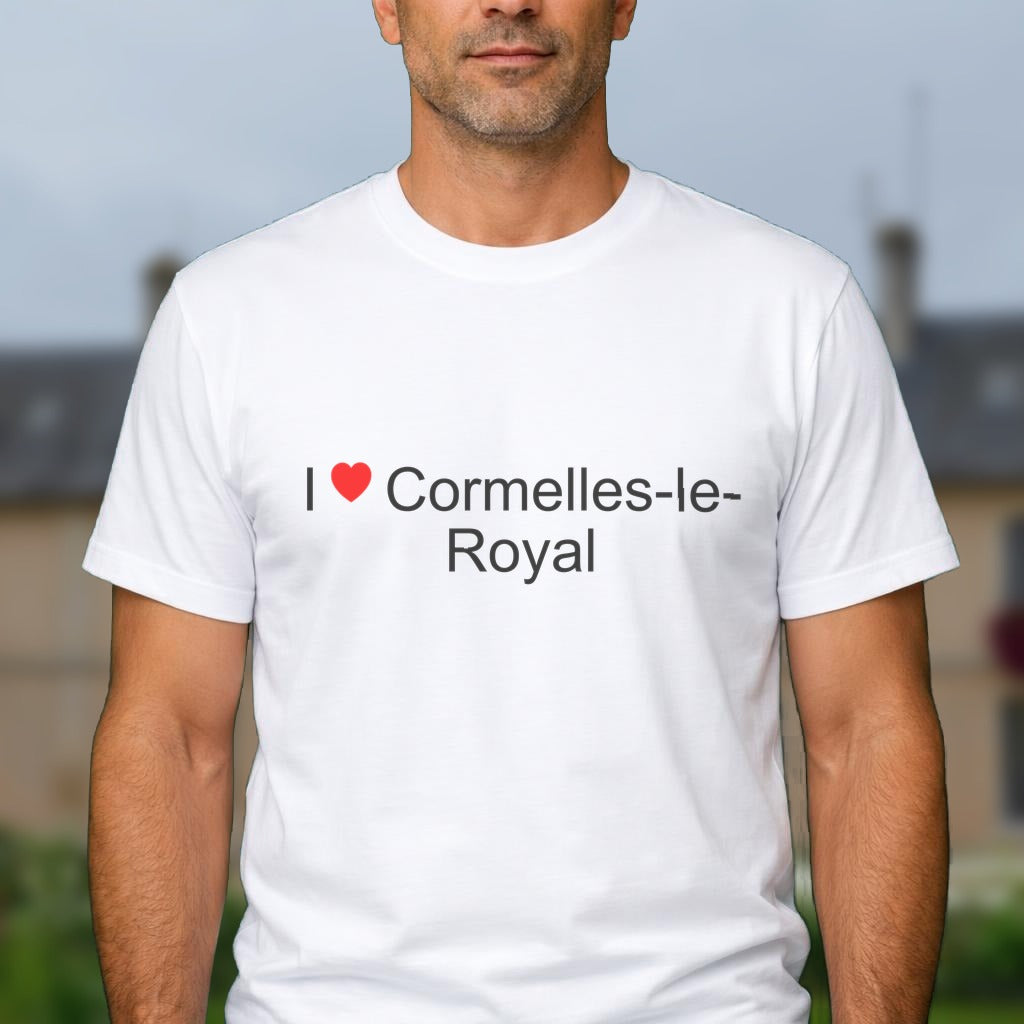 T-shirt I love cormelles-le-royal