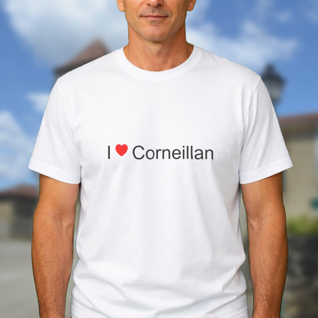 T-shirt I love corneillan