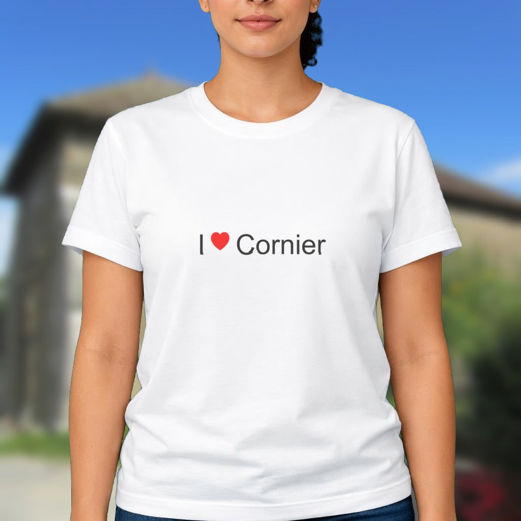 T-shirt I love cornier
