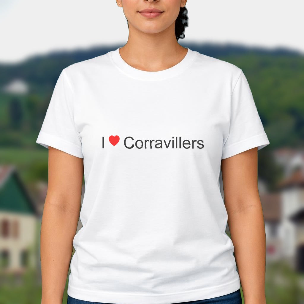 T-shirt I love corravillers