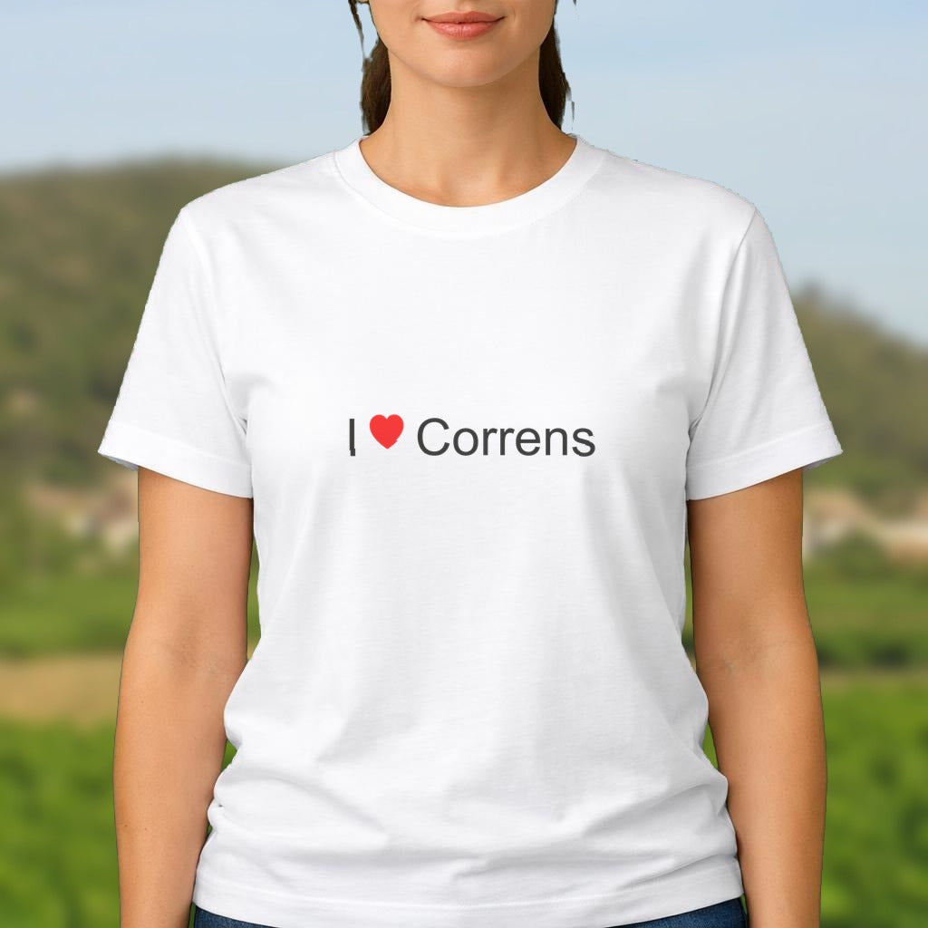 T-shirt I love correns
