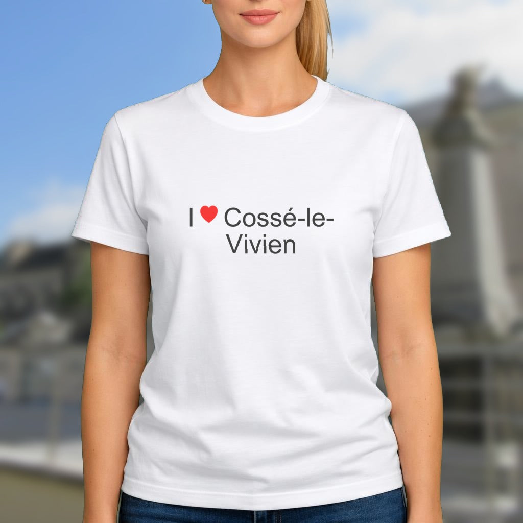T-shirt I love cossé-le-vivien