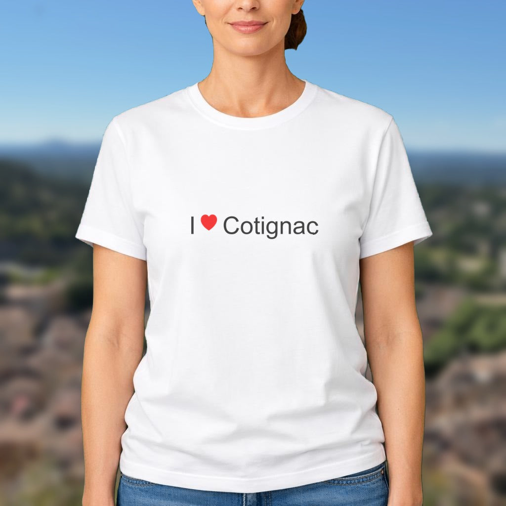 T-shirt I love cotignac