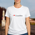 T-shirt I love coueilles