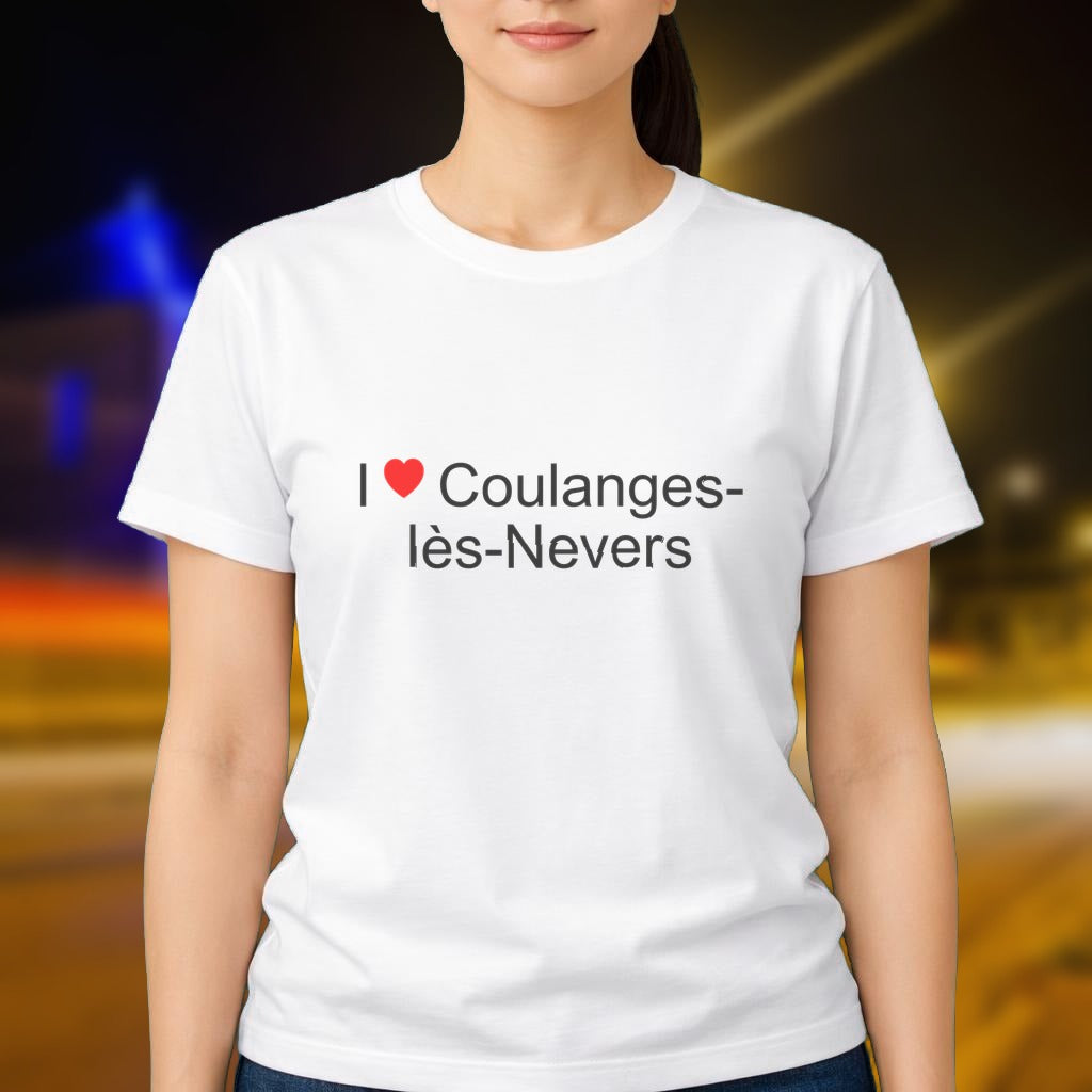 T-shirt I love coulanges-lès-nevers