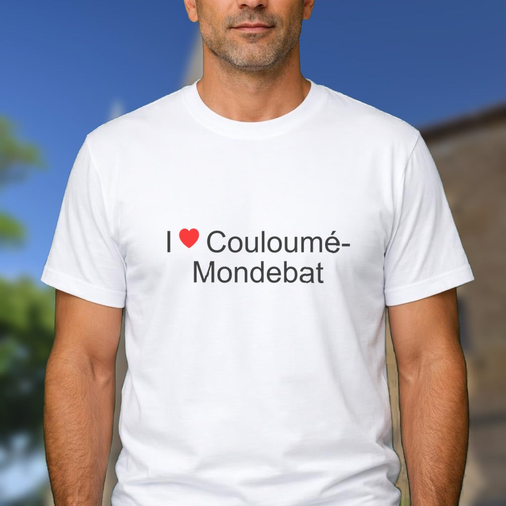 T-shirt I love couloumé-mondebat