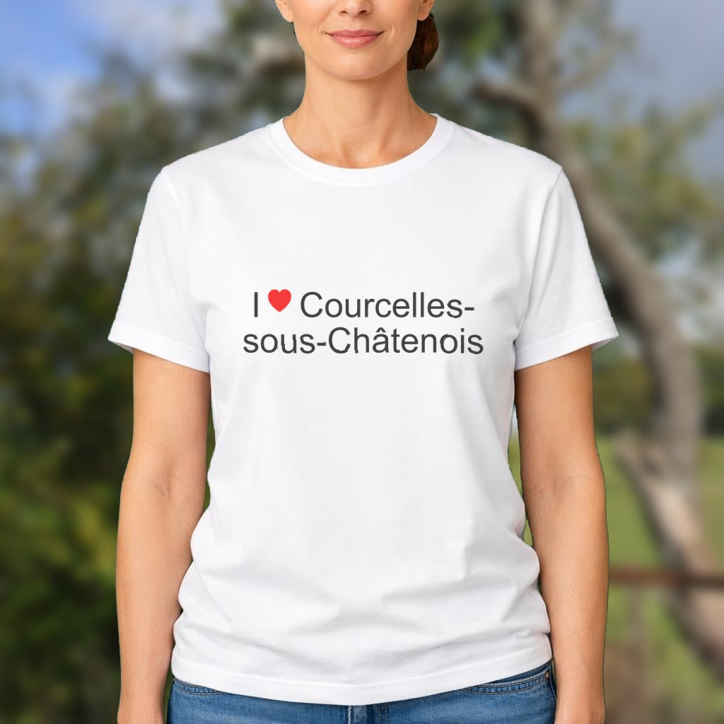 T-shirt I love courcelles-sous-châtenois