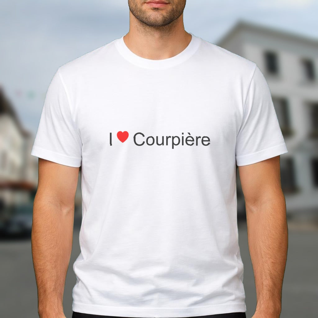T-shirt I love courpière