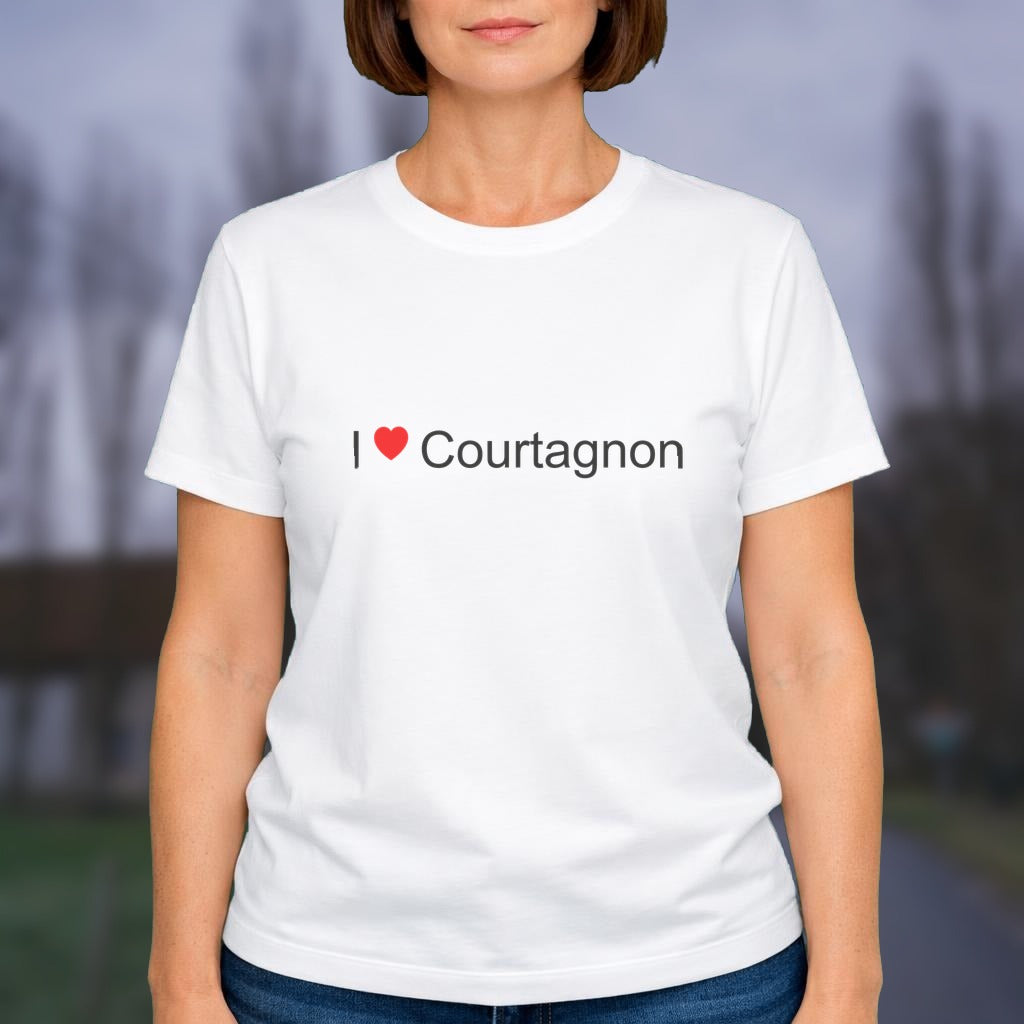 T-shirt I love courtagnon