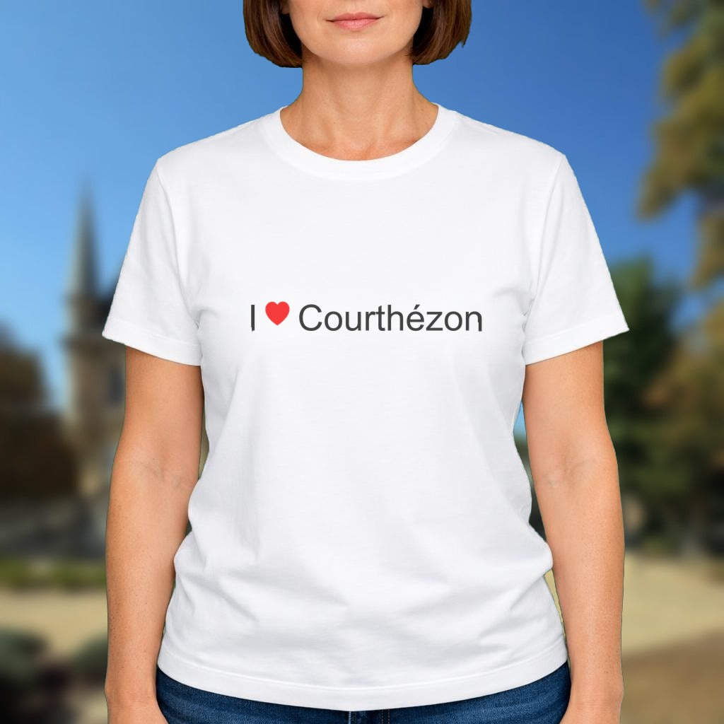T-shirt I love courthézon