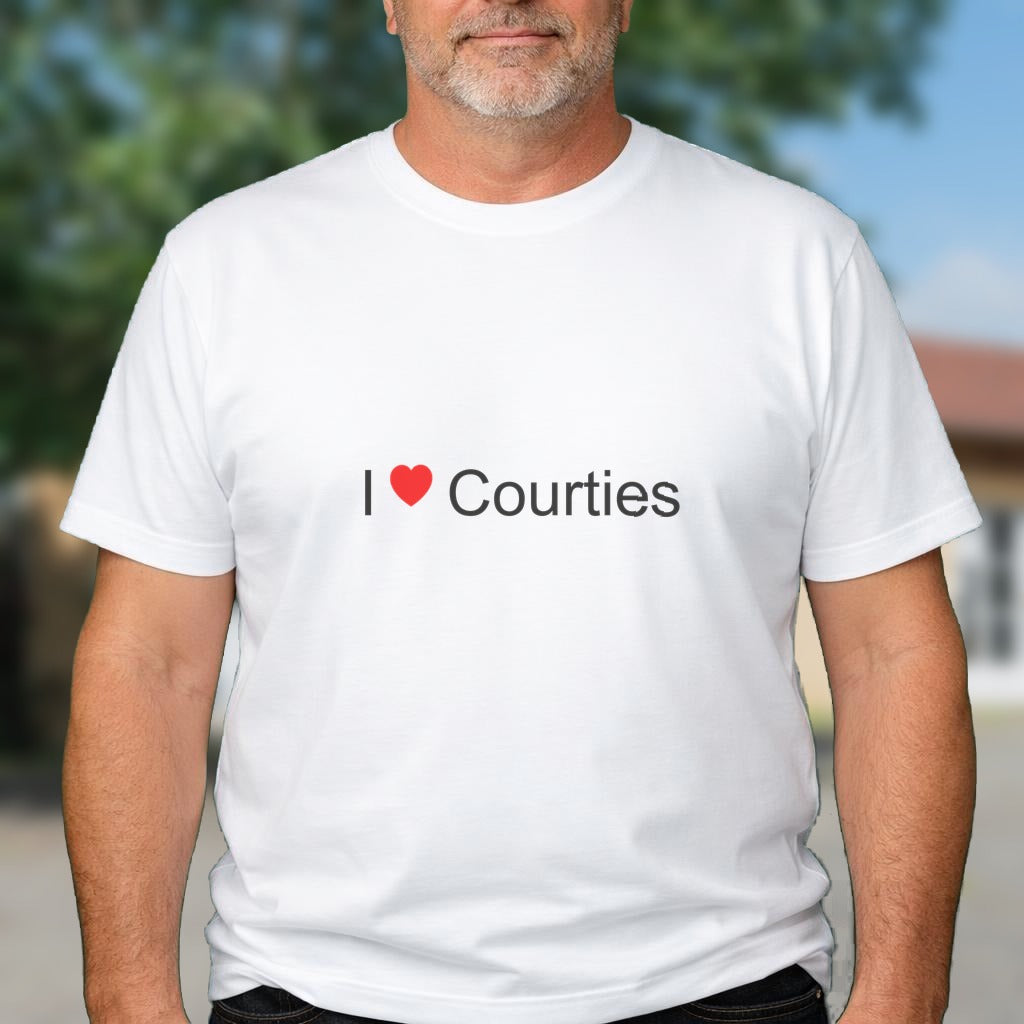 T-shirt I love courties