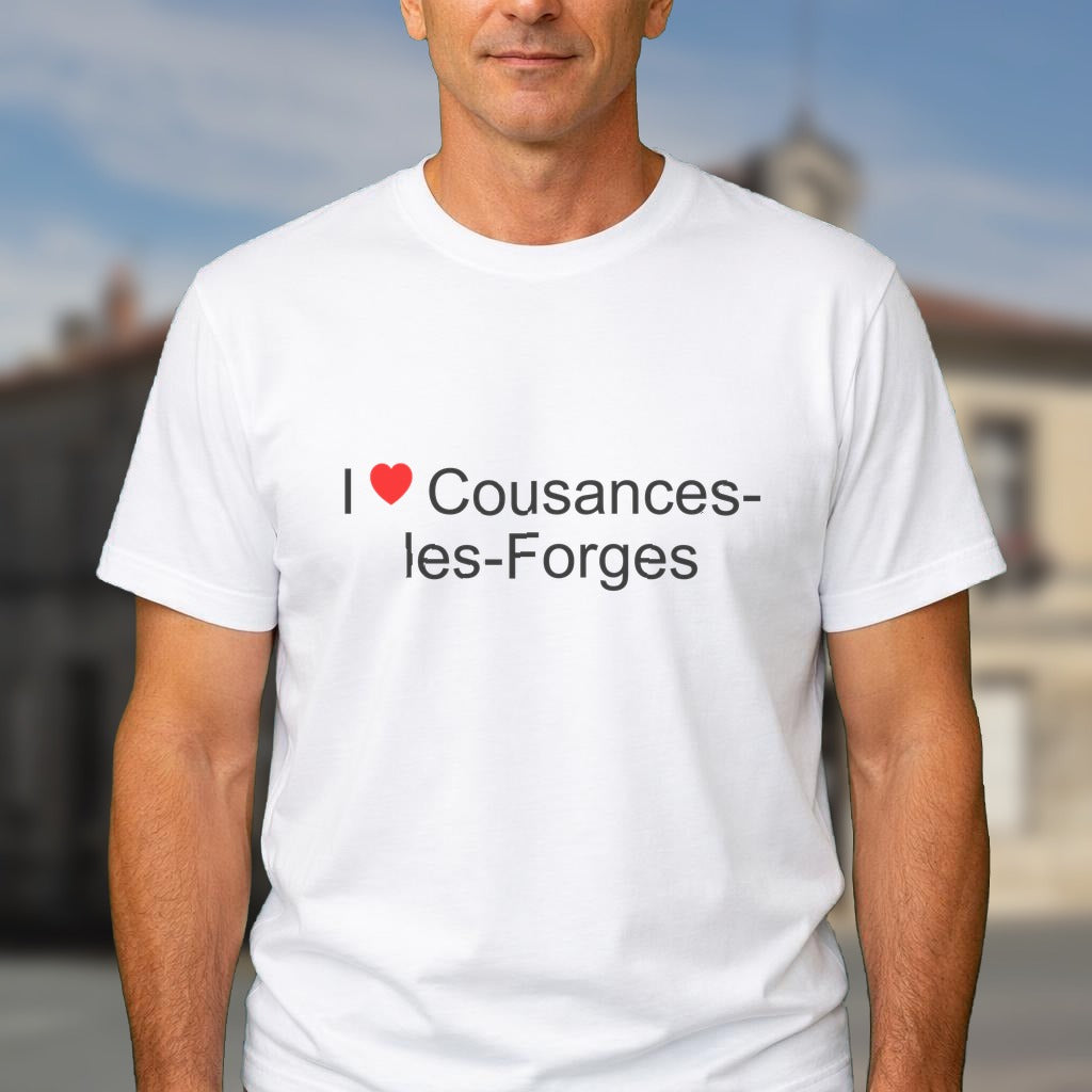 T-shirt I love cousances-les-forges