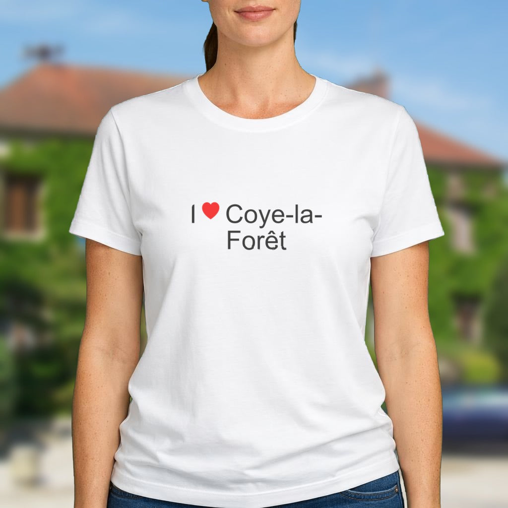 T-shirt I love coye-la-forêt
