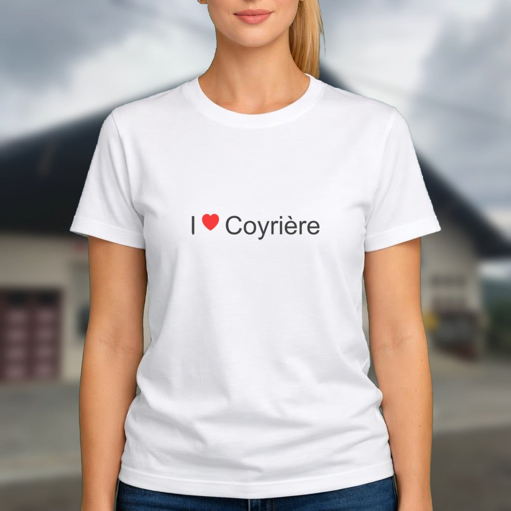 T-shirt I love coyrière