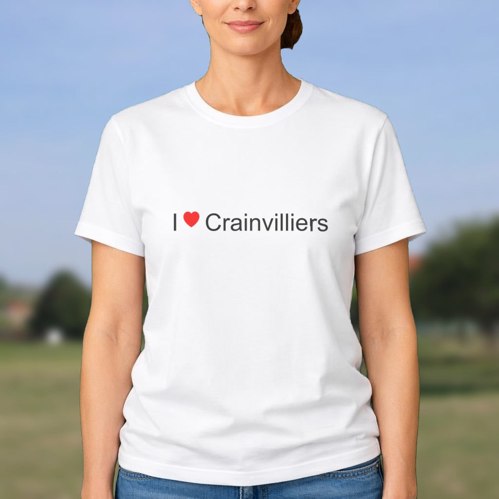 T-shirt I love crainvilliers