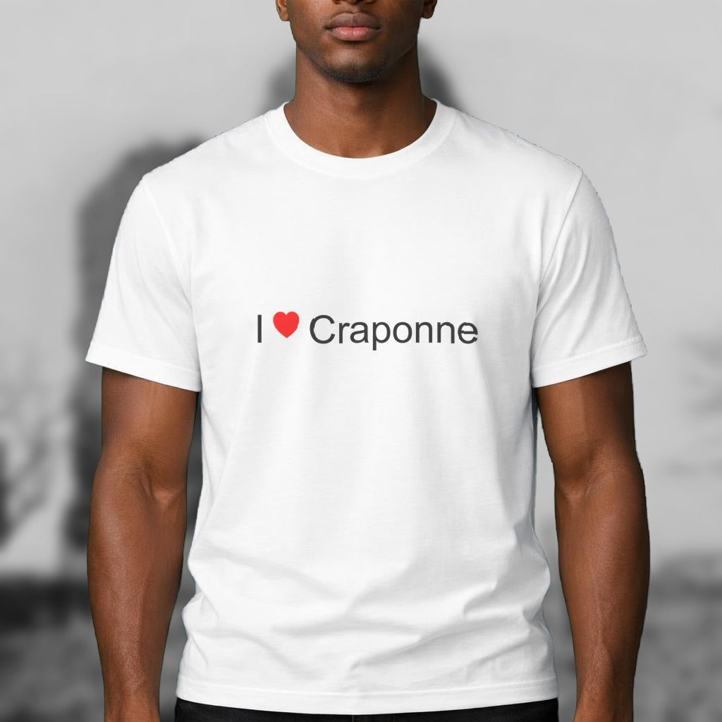 T-shirt I love craponne