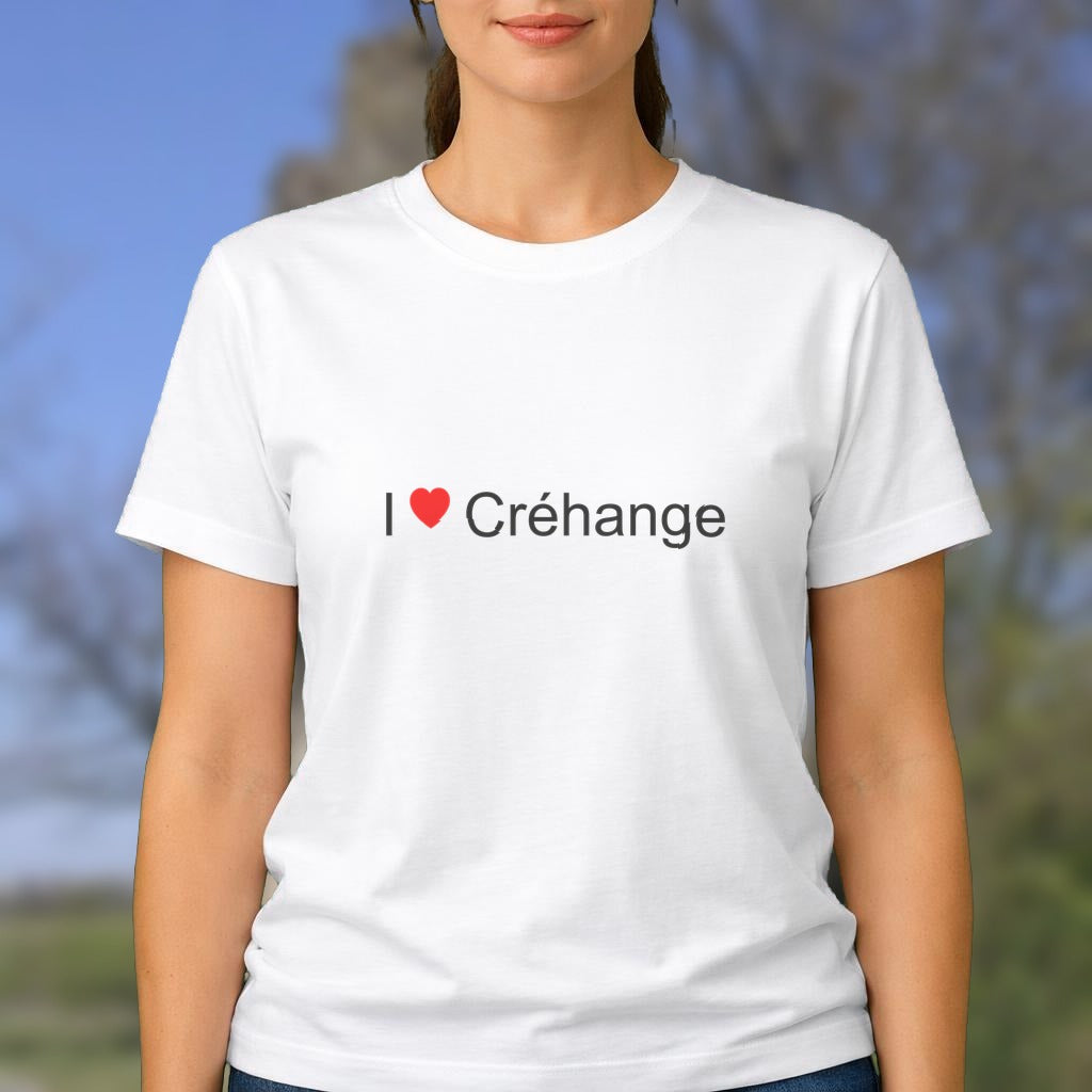 T-shirt I love créhange