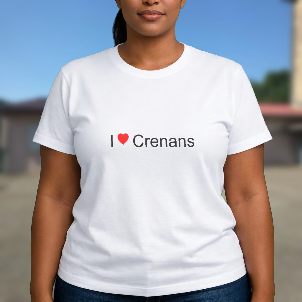 T-shirt I love crenans