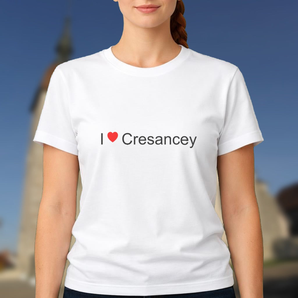 T-shirt I love cresancey
