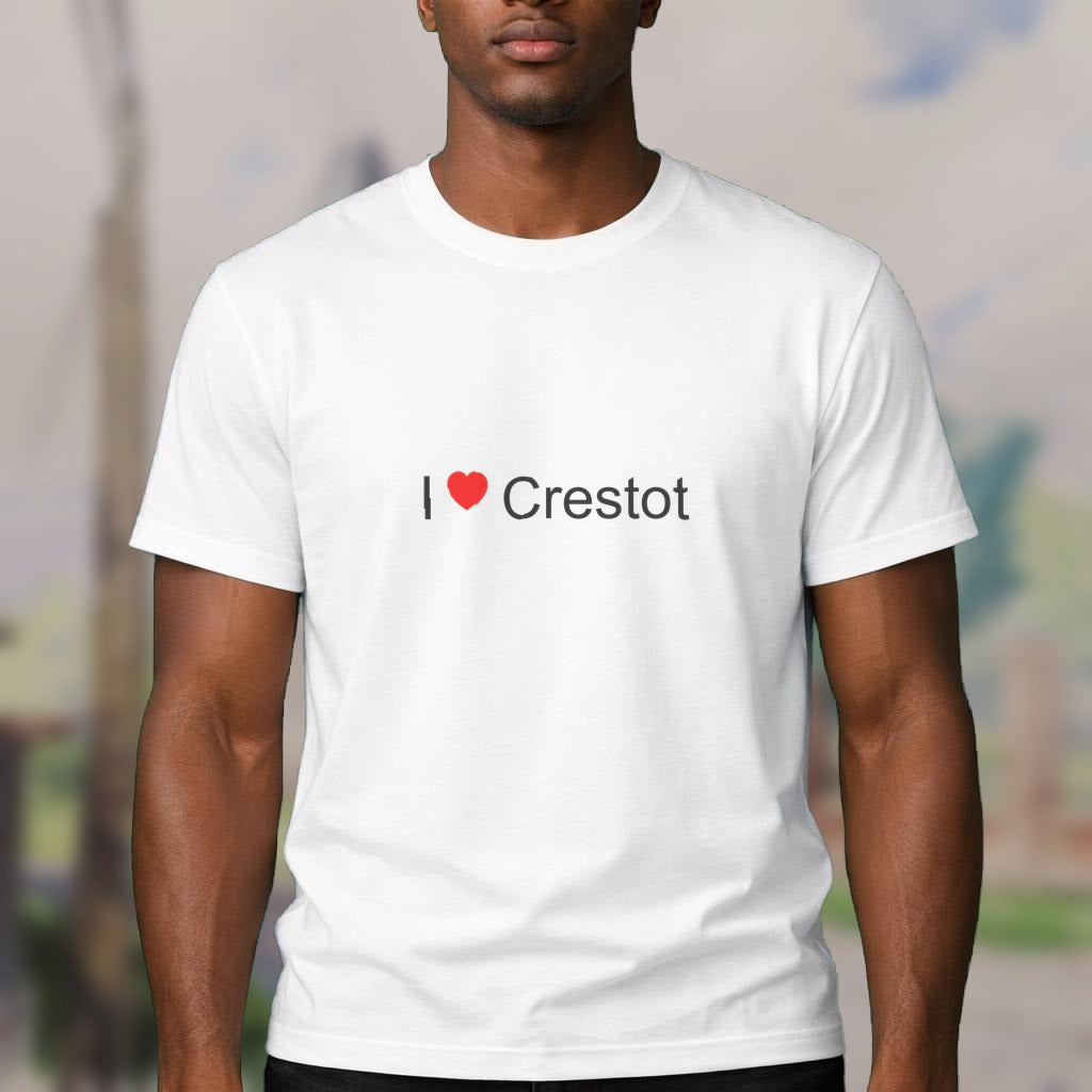 T-shirt I love crestot