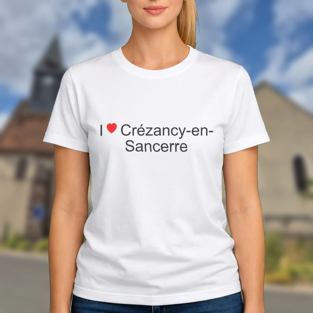 T-shirt I love crézancy-en-sancerre