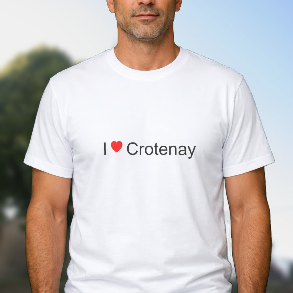 T-shirt I love crotenay