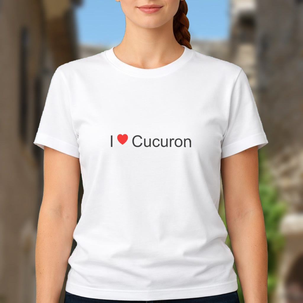 T-shirt I love cucuron