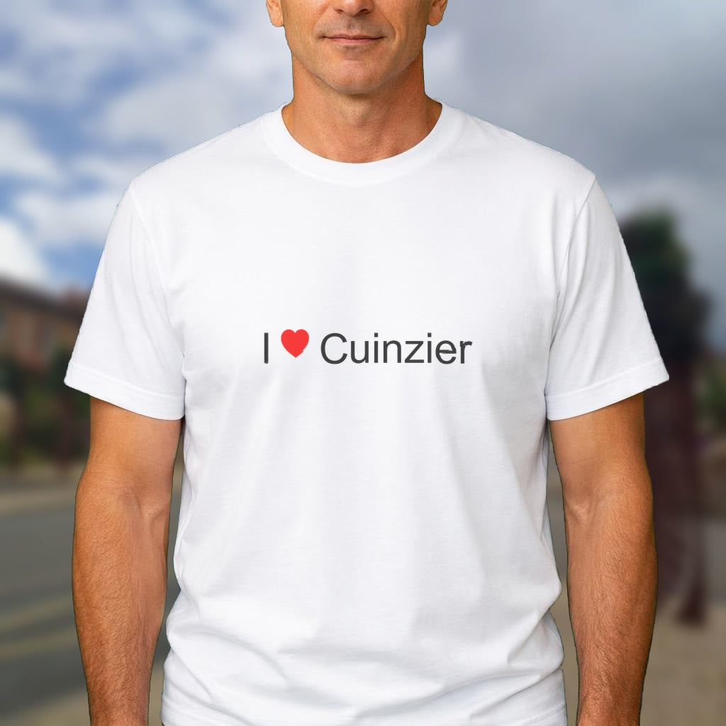 T-shirt I love cuinzier