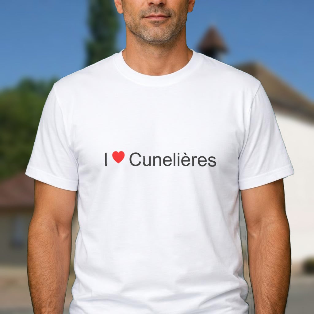 T-shirt I love cunelières