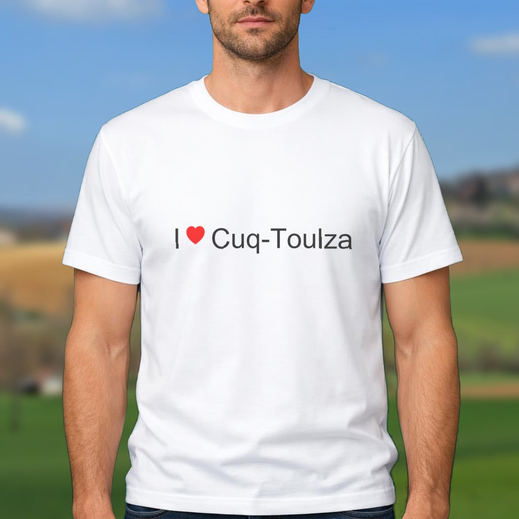 T-shirt I love cuq-toulza