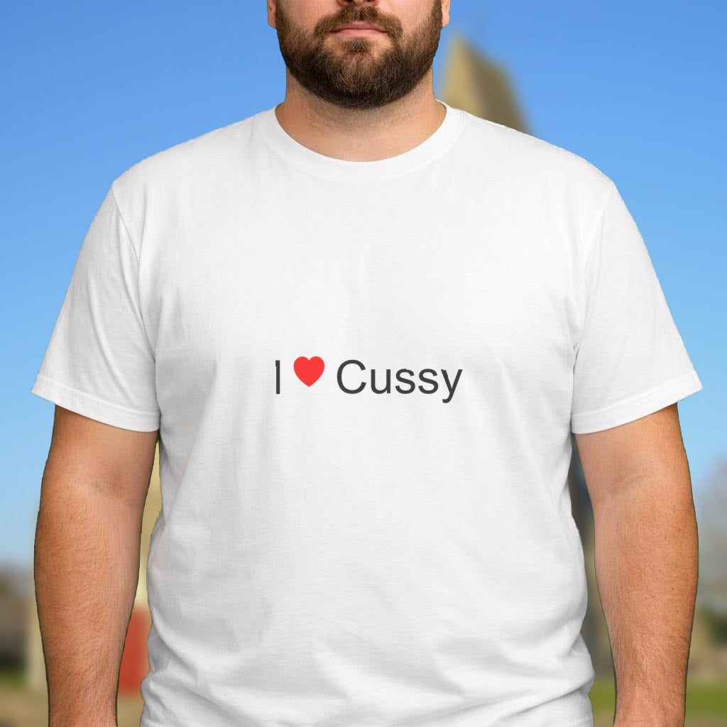 T-shirt I love cussy