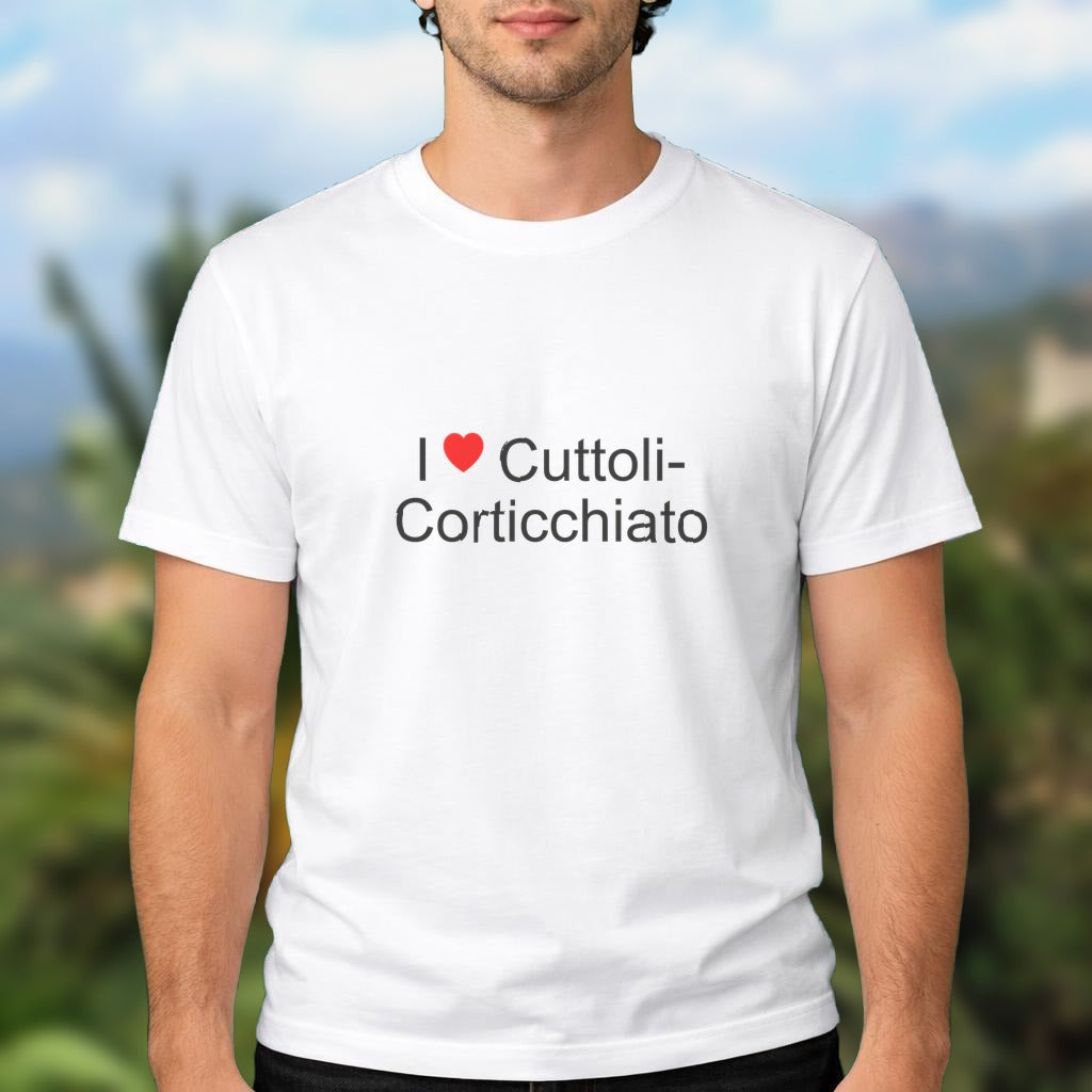 T-shirt I love cuttoli-corticchiato