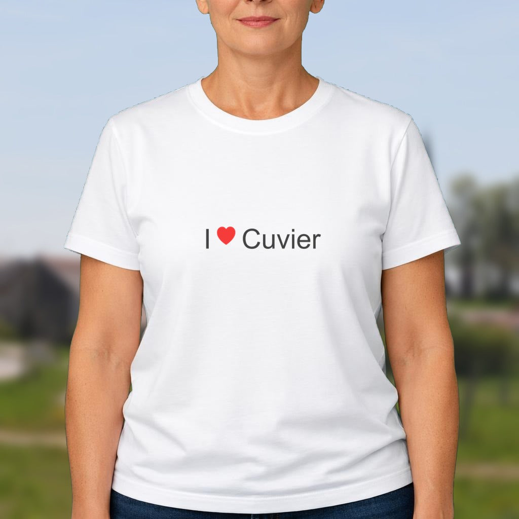 T-shirt I love cuvier