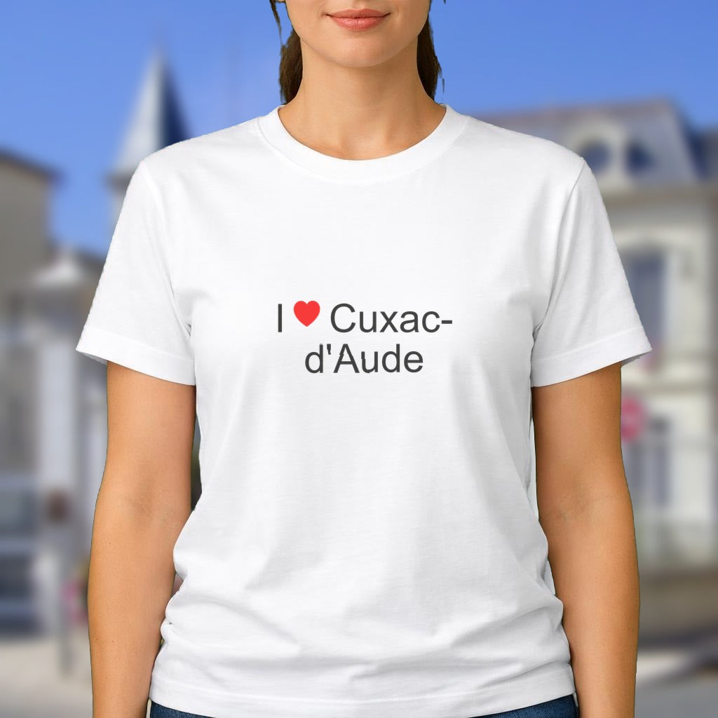 T-shirt I love cuxac-d'aude