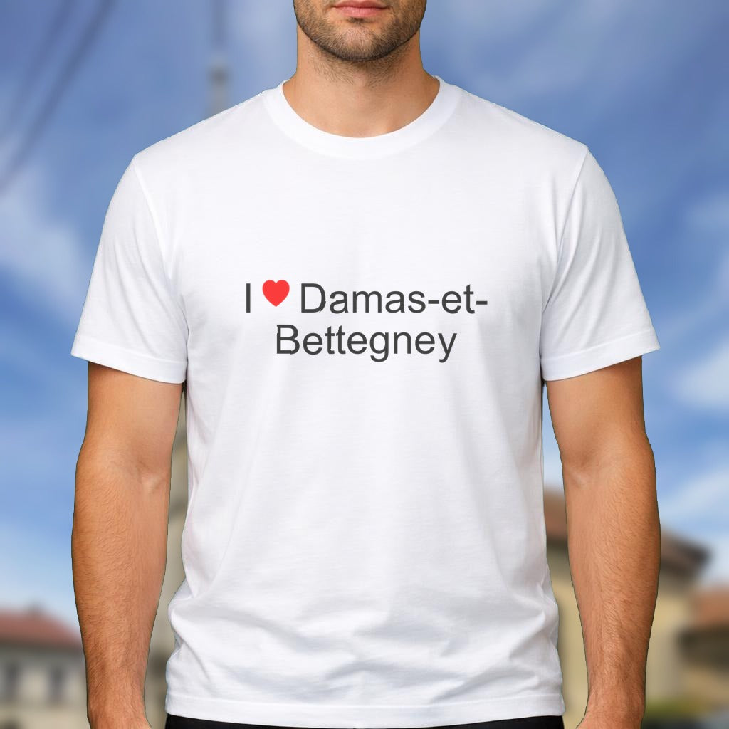 T-shirt I love damas-et-bettegney