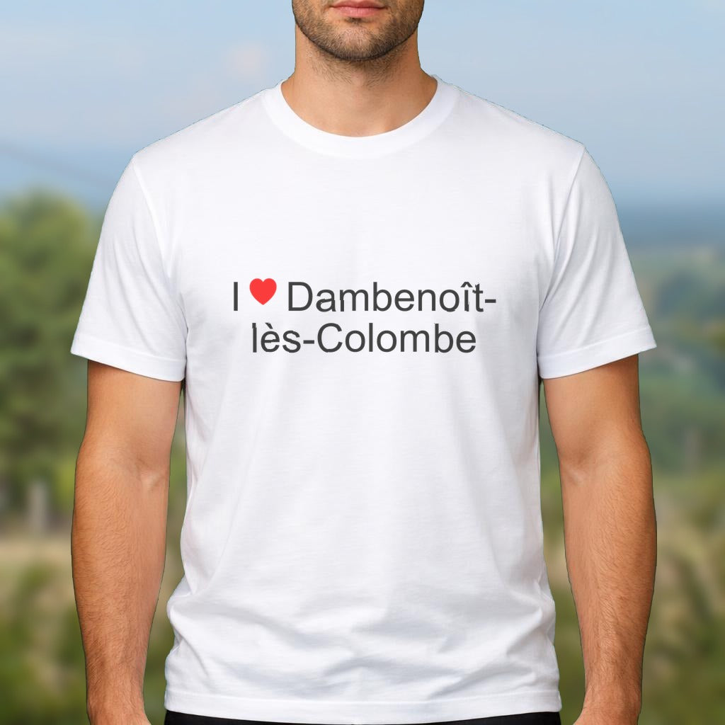T-shirt I love dambenoît-lès-colombe