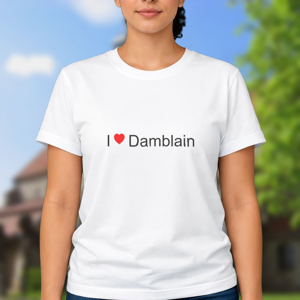 T-shirt I love damblain