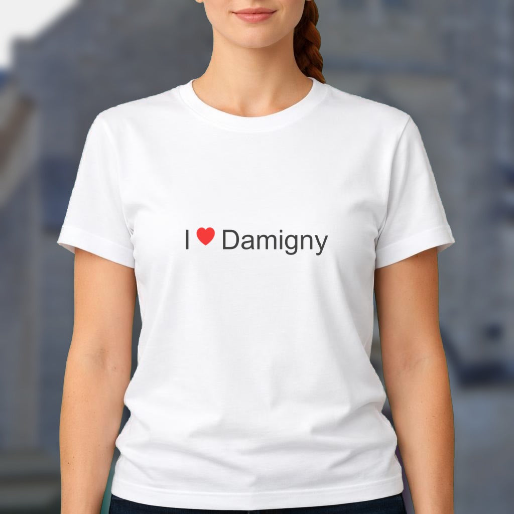 T-shirt I love damigny