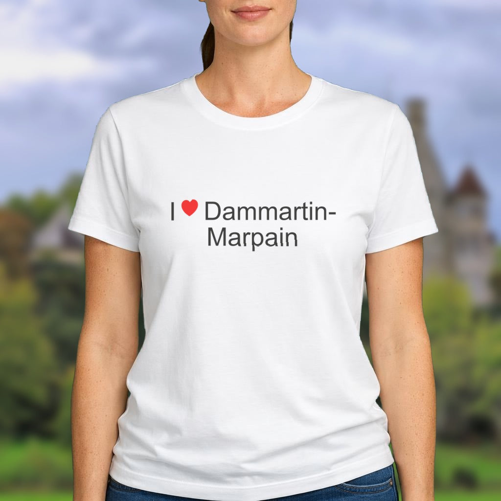 T-shirt I love dammartin-marpain