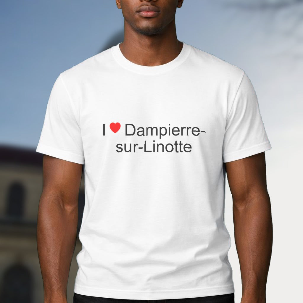 T-shirt I love dampierre-sur-linotte