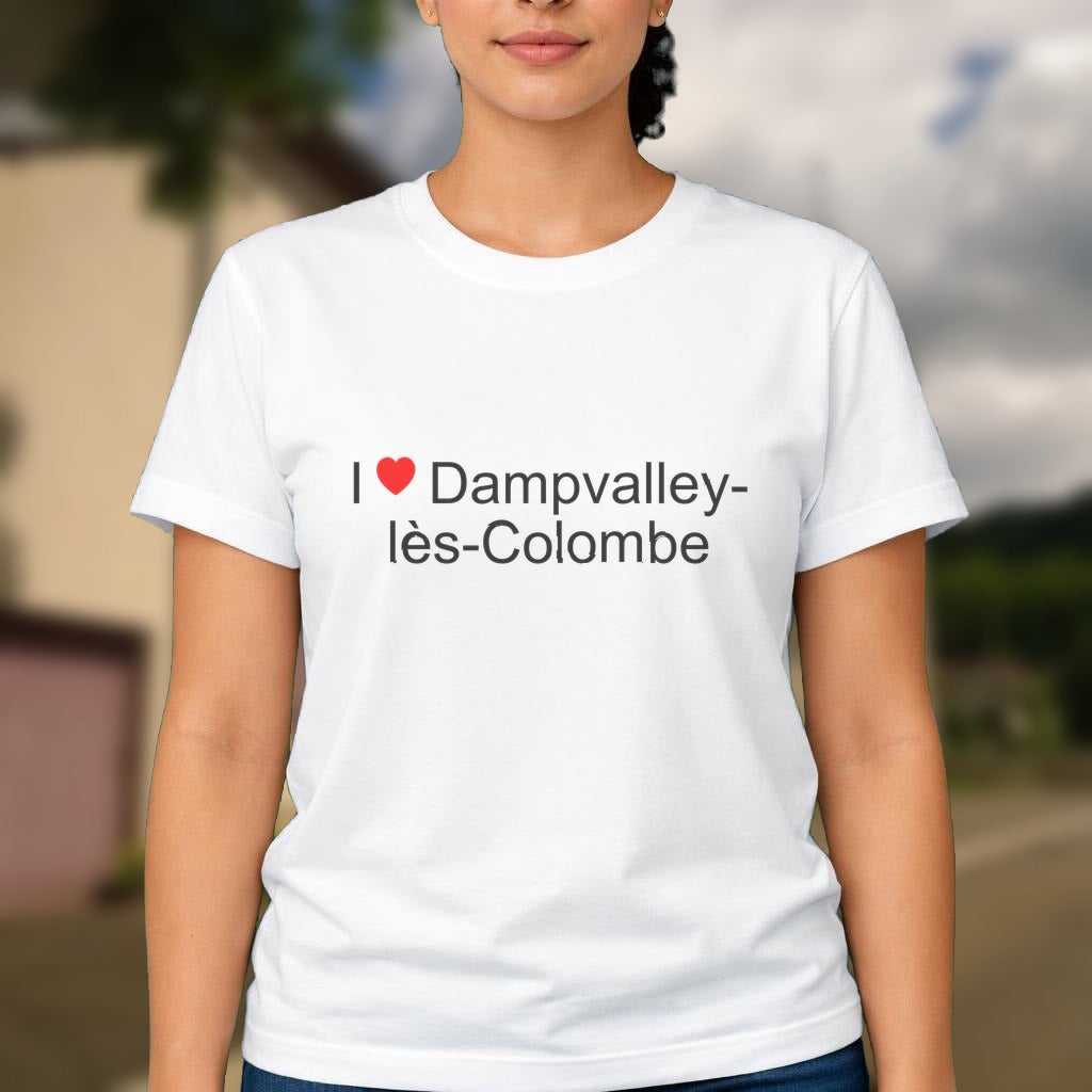 T-shirt I love dampvalley-lès-colombe