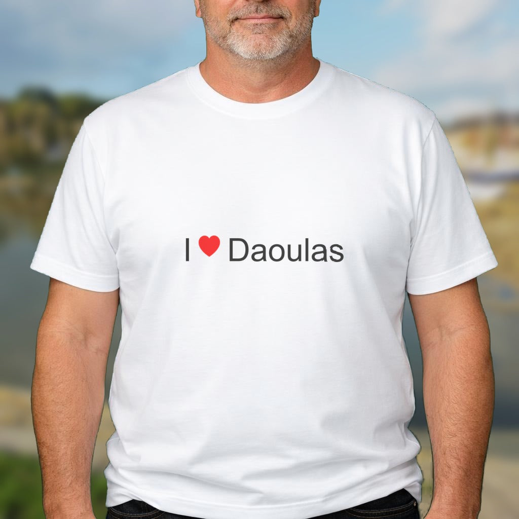 T-shirt I love daoulas