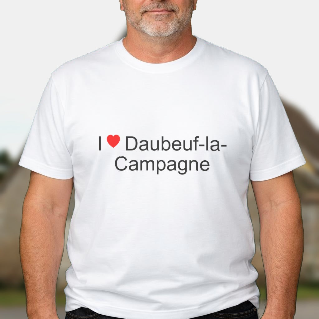 T-shirt I love daubeuf-la-campagne