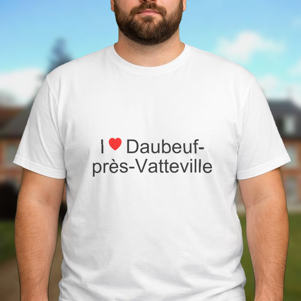 T-shirt I love daubeuf-près-vatteville