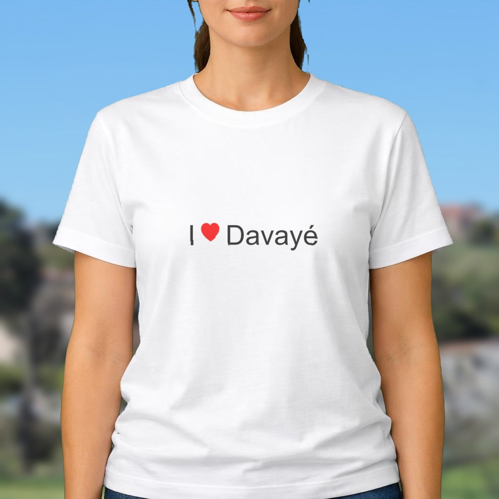 T-shirt I love davayé