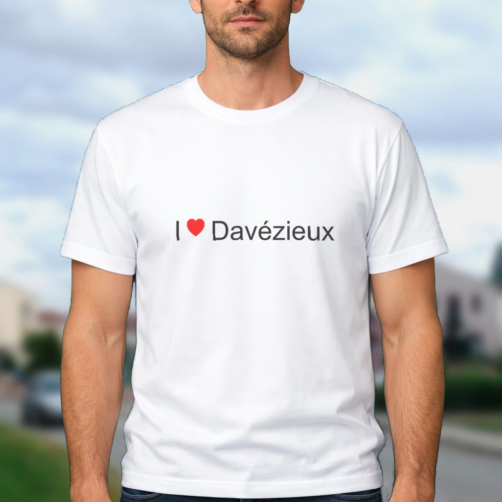 T-shirt I love davézieux