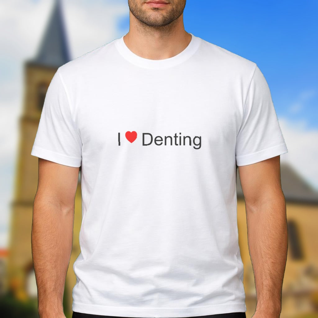 T-shirt I love denting