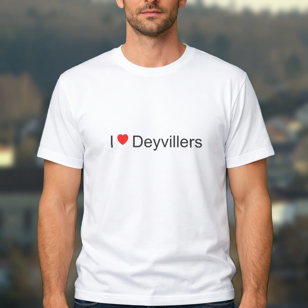 T-shirt I love deyvillers